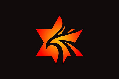 Hexastar Eagle Logo branding company brand logo company branding design graphic design logo modern vector