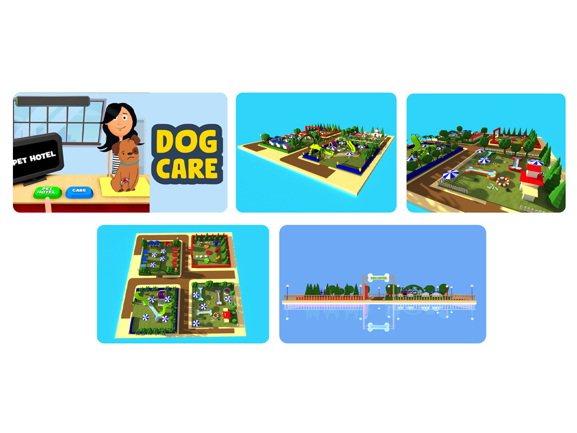 Dog Care Pet Hotel Game by Finisterra on Dribbble