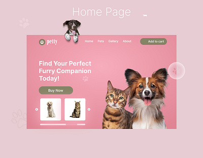 find your pet graphic design pet ui