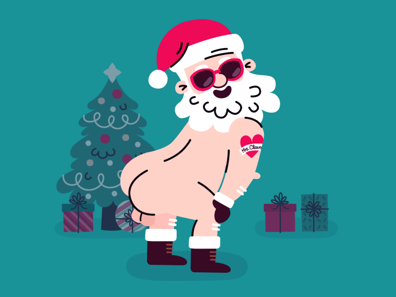 Jingle balls 🎄🎅🏻 animation christmas feliznavidad gif illustration merruchristmas navidad papanoel santa