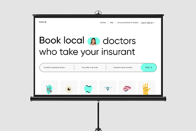 AckDoc Health Care - Mobile App & UX UI Design - Part1 animation branding ui