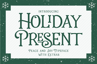 Holiday Present Fonts christmas custom fonts display fonts elegant fonts fancy fonts fontstyle fun fonts handlettering handwriting holiday holiday present italic logo fonts lovely fonts modern fonts new year rough snowflake stamp fonts swirl