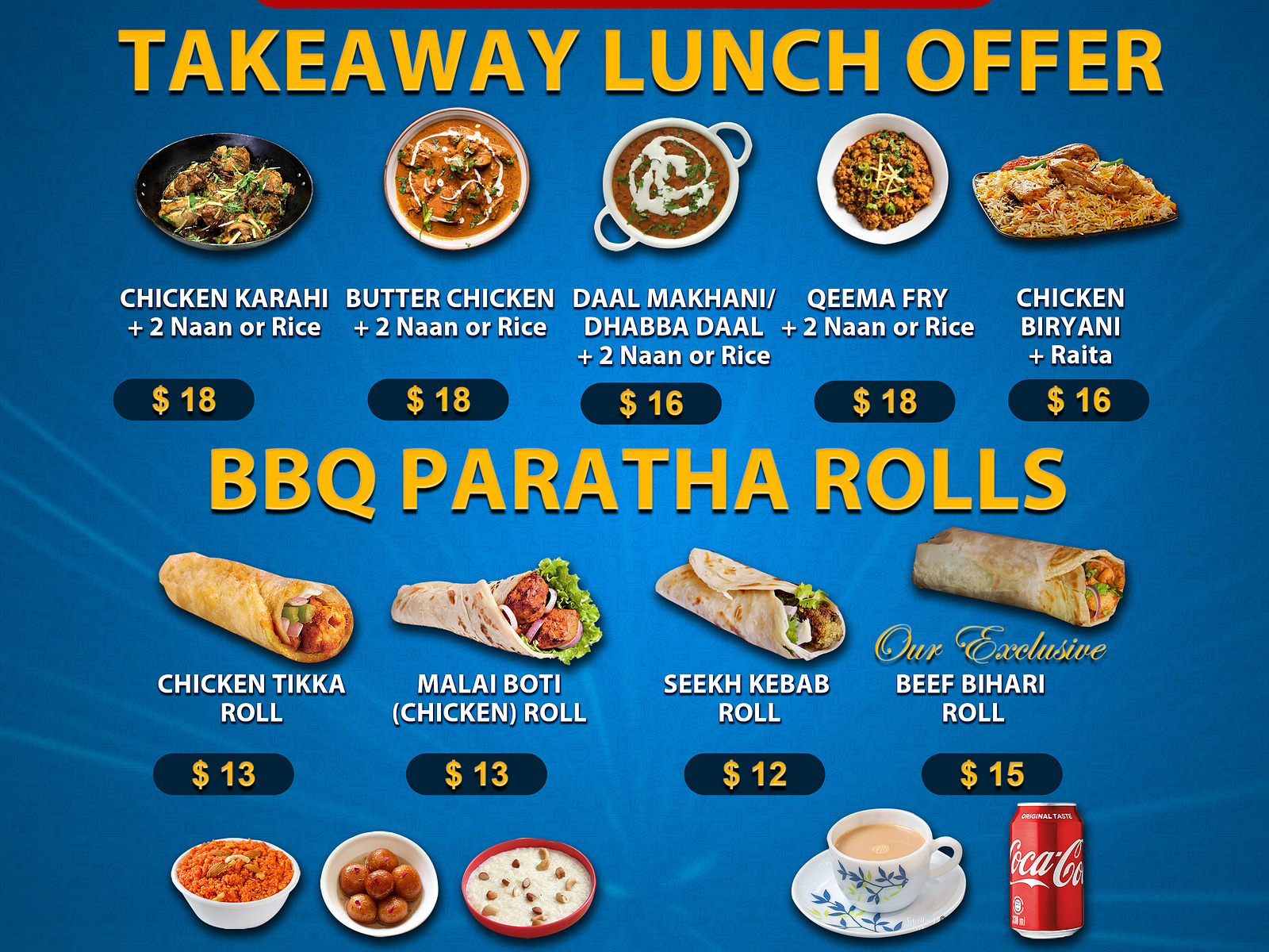 Karachi Street Food Melbourne: Menu ๐ฎ๐ฒ๐ฅค by ZILLE ALI BUTT on Dribbble