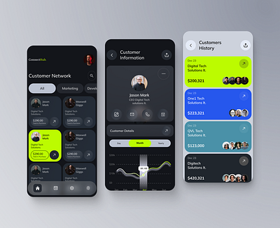 ConnectHub - Customer Engagement Platform app design business crm platform design designer figma figma designer interface mobile app mobileapp product design salesforce ui ui design uiux uiux design ux ux design