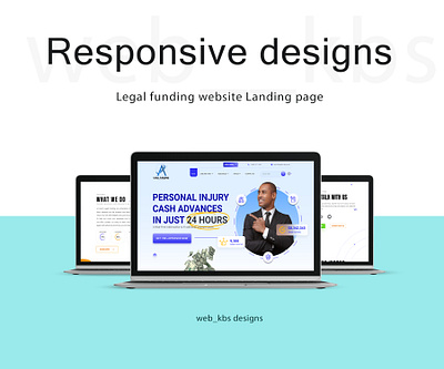 Legal funding website design branding design figma graphic design photoshop responsive typography ui ux ux ux website design