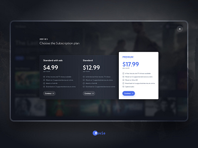 #026 (Subscribe) concept daily ui dailyui design movie payment plan pricing streaming streaming service subscribe subscription subscription price ui user interface