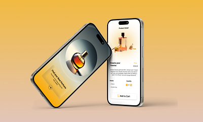 Perfume mobile application mobile app prototyping ui uiux design uiux designing
