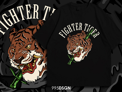 Fighter tiger illustrationaday