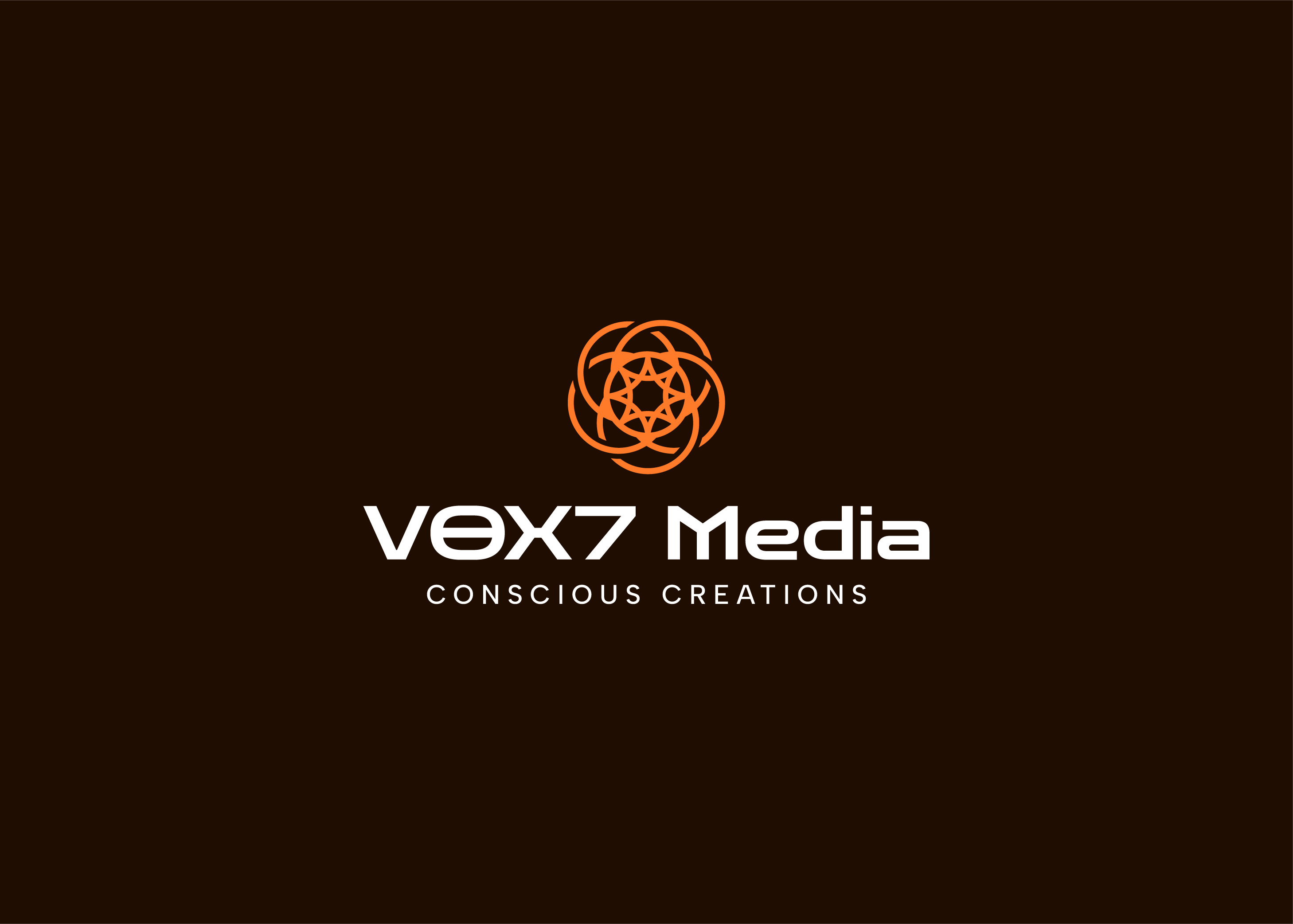 VOX7 Media logo branding design graphic design illustration logo minimal vector