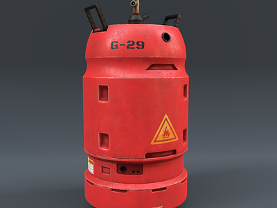 Sci-Fi gas cylinder animations blender cylinder digital3d gameart gameprops gascylinder lowpoly productdesign props realtime sciencefiction scifi stylized tank