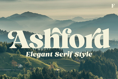 Ashford Stylish Serif alternates american arts and crafts branding display editor flamboyant holiday reliable serif vintage