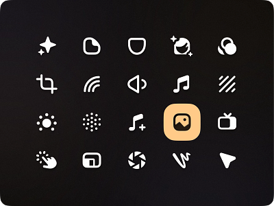 Icons Design for Mobile Photo & Video Editor App Tips, 1 branding design system editor education graphicdesign guidlines how to icon set icon system icons identity ios logo minimalistic mobile prequel symbols design ui user interface uxui