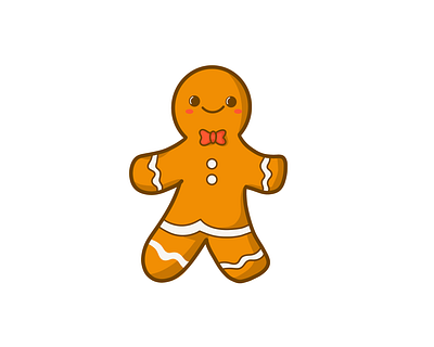 gingerbread man branding christmas design gingerbread man gingerbreadman illustration logo merry christmas merry xmas procreate procreate art santa santa claus xmas xmas illustration