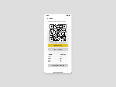 E-ticket - Day 36 #DailyUIChallenge challenge dailyui dailyuichallenge ui