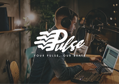 Pulse | Radio Station adobe illustrator branding design graphic design graphics illustration logo memorable radio station unique vector