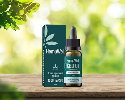 CBD Label Design product packaging box design