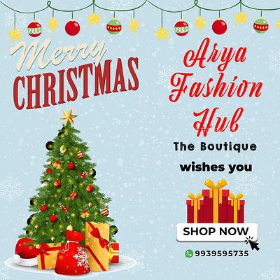 Instagram post design for Christmas branding graphic design illustration photoshop poster vector