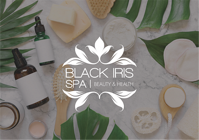 Black Iris Spa | Beauty & Health branding design graphic design illustration logo logo design logo designer vector