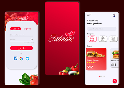 Food App Design using figma fatmore fatmore figma fatmore using figma food app food application