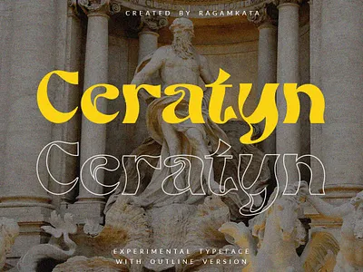 Ceratyn - Experimental Typeface calligraphy display display font font font family fonts hand lettering lettering logo psychedelic sans serif sans serif font sans serif typeface script serif serif font type typedesign typeface typography