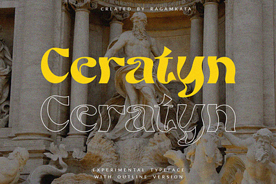 Ceratyn - Experimental Typeface calligraphy display display font font font family fonts hand lettering lettering logo psychedelic sans serif sans serif font sans serif typeface script serif serif font type typedesign typeface typography