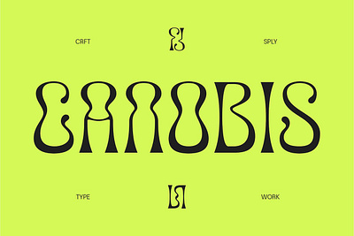Canobis - Psychedelic Typeface calligraphy display display font font font family fonts hand lettering lettering logo psychedelic sans serif sans serif font sans serif typeface script serif serif font type typedesign typeface typography