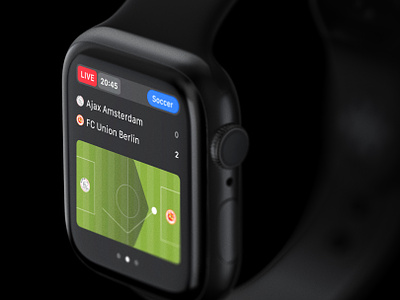 Sportsbook Apple Watch Widget app apple watch design flat interface soccer sport sportsbook ui ux watch widget