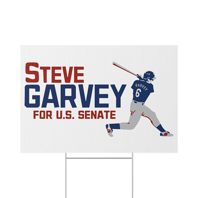 Steve Garvey For Senate 2024 Yard Sign, Shirt, Hoodie design graphic design illustration steve garvey steve garvey 2024 shirt steve garvey yard shirt