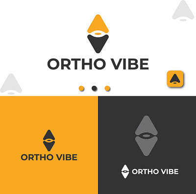Ortho vibe bonelogo branding cliniclogo dribblelogo dribbleshoths graphic design lettervlogo logo madical madicallogo orthopadic
