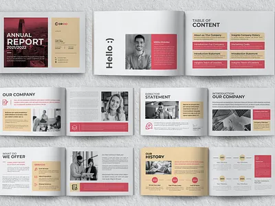 Annual Report a4 annual annual report annual report brochure annualreport bifold brochure brand identity brochure brochure design brochure template business brochure catalogue company profile corporate brochure lookbook magazine print proposal report trifold