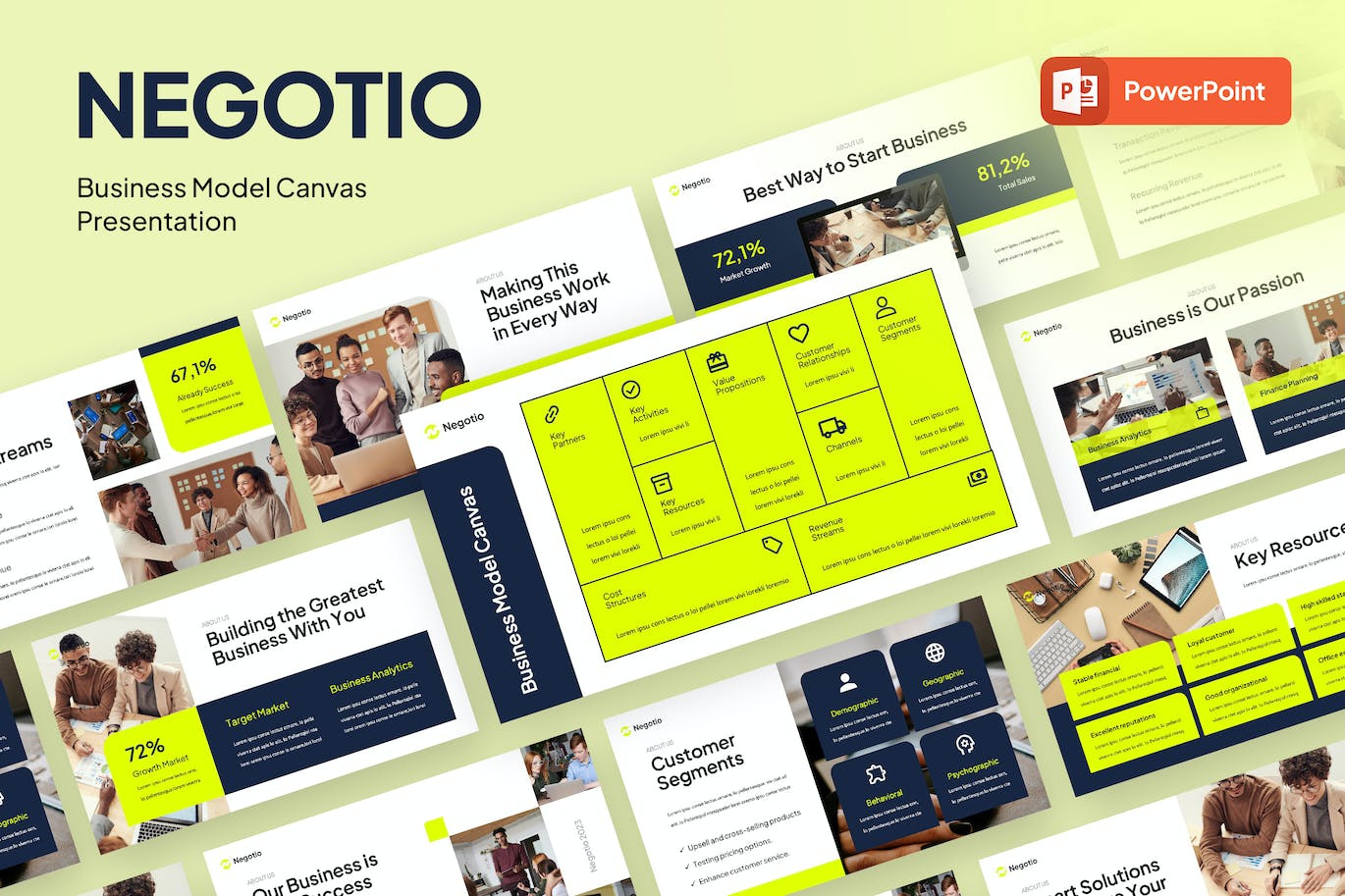 Business Model Canvas Powerpoint abstract annual business clean corporate download google slides keynote pitch pitch deck powerpoint powerpoint template pptx presentation presentation template professional slides template ui web