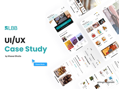 ECOMMERCE shopping app UX case study app branding design figma intraction design product design ui uiux user experience uxui web