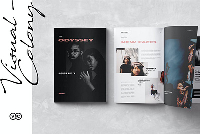 Odyssey Magazine a4 booklet brochure catalog catalogue download editorial editorial layout flyer indesign layout lookbook magazine magazine ad magazine cover magazine design magazine illustration magazine layout magazine template psd