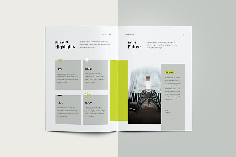 Company Profile Template | 16 Pages by Heelen Moore on Dribbble