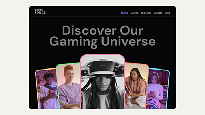 Game Design Powerhouse 🕹️ branding design smartanimate ui uidesign ux uxdesign