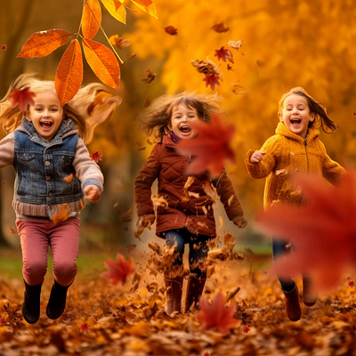 Kids in Autumn - Moving Image Content