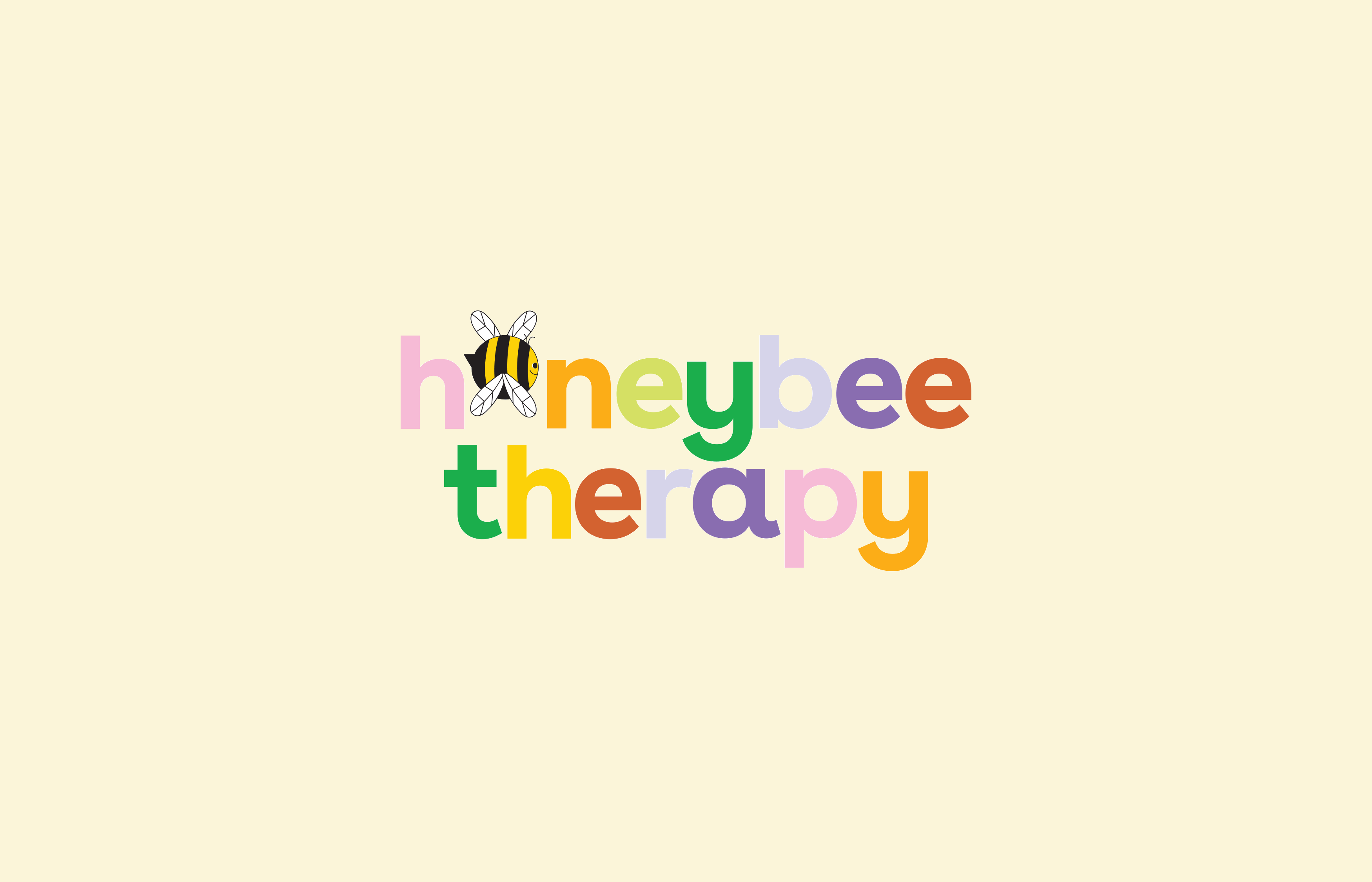 HoneyBee Therapy branding design graphic design identity logo