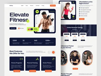 Fitness Website Design best designer best designers branding design designer fitness gym gym logo gym website homepage ui homepagedesign landing page landingpage web web design webdesign website website concept website design