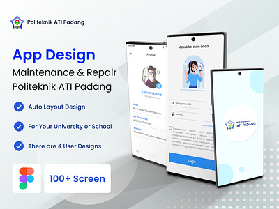 Maintenance & Repair Politeknik ATI Padang 3d animation app appdesign branding designconcept digitaldesign graphic design graphicdesign logo mobiledesign motion graphics ui uiapp uielements uiuxdesign userinterface ux visualdesign