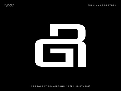 GR Logo 3d animation app art branding design graphic design illustration logo ui