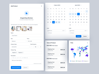 Component | Space Design System business calender card design design system e commerce fintech input input field lms map ofspace product product design project managment saas text field ui