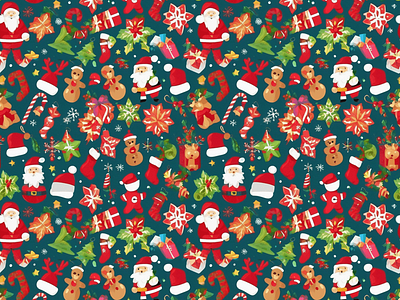 Merry Christmas Pattern christmas holyday merry pattern