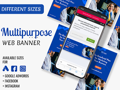 Multipurpose web banner & Google adword abdulhsaimon ads ads designs adwards banner facebook google ad sense google ads google adwars instagram multipurpose shopify social media social media banner web web banner