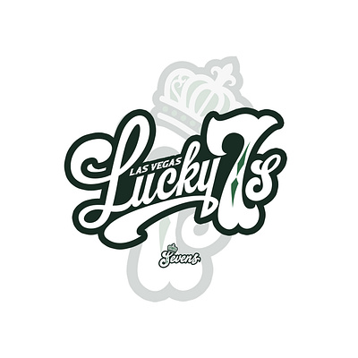 Lucky7s artwork baseball basketball beer branding design football graphic design hand lettering handlettering illustration lettering logo logotype lucky mascot sport typography vector vegas