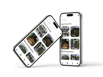 A mobile application displaying tourist attraction in Nigeria app design figma inspiration mobile design ui ux