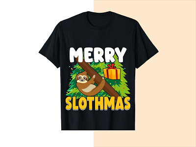 Sloth Christmas tshirt design apparel christmas christmas tshirt custom tshirt design graphic design love sloth tshirt slothmas t shirt t shirt design tshirt design unique