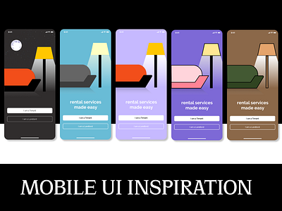 Onboarding Mobile UI 3d animation art branding design golden ratio gradient graphic design grid illlustration inspiration logo mobile motion graphics onboarding sign in sign up ui ux vector