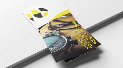 Custom Tri-fold Brochure Template design graphic folks graphicfolks
