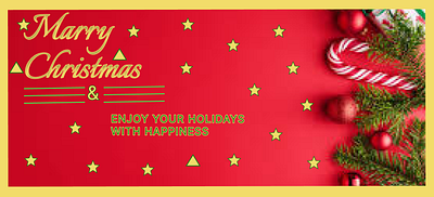 Christmas Banner design ui web