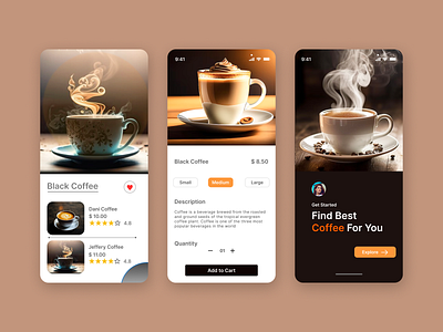 Black Coffee Design 3d animation app branding design graphic design illustration logo motion graphics typography ui uicocept uiconcept uidesigner uioptimization uitrends uiuxdesign ux vector webdesign